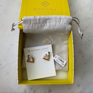 Kendra Scott “Renzo” Rose Gold Earrings